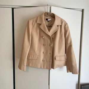 Talbots Collection double breasted suit jacket -size 14